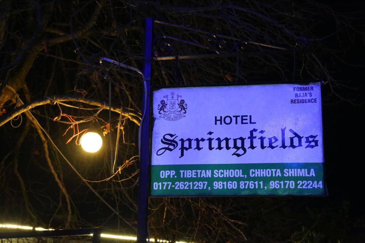 Springfields - A Heritage Palace Since 1902 Shimla Extérieur photo